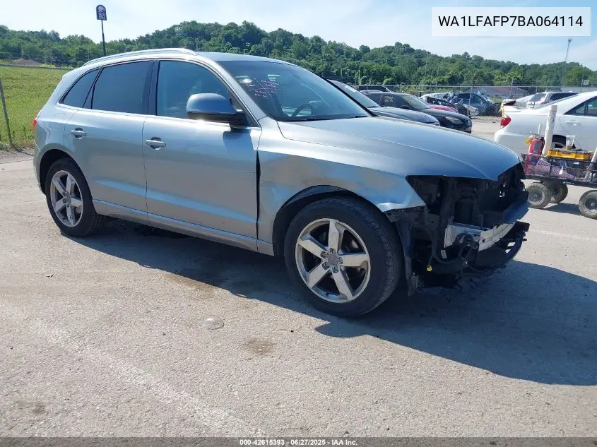 2011 Audi Q5 2.0T Premium VIN: WA1LFAFP7BA064114 Lot: 42615393