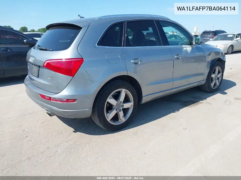 2011 Audi Q5 2.0T Premium VIN: WA1LFAFP7BA064114 Lot: 42615393