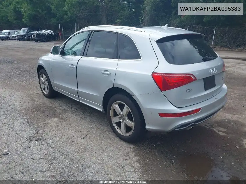 2011 Audi Q5 3.2 Premium Plus VIN: WA1DKAFP2BA095383 Lot: 42686613