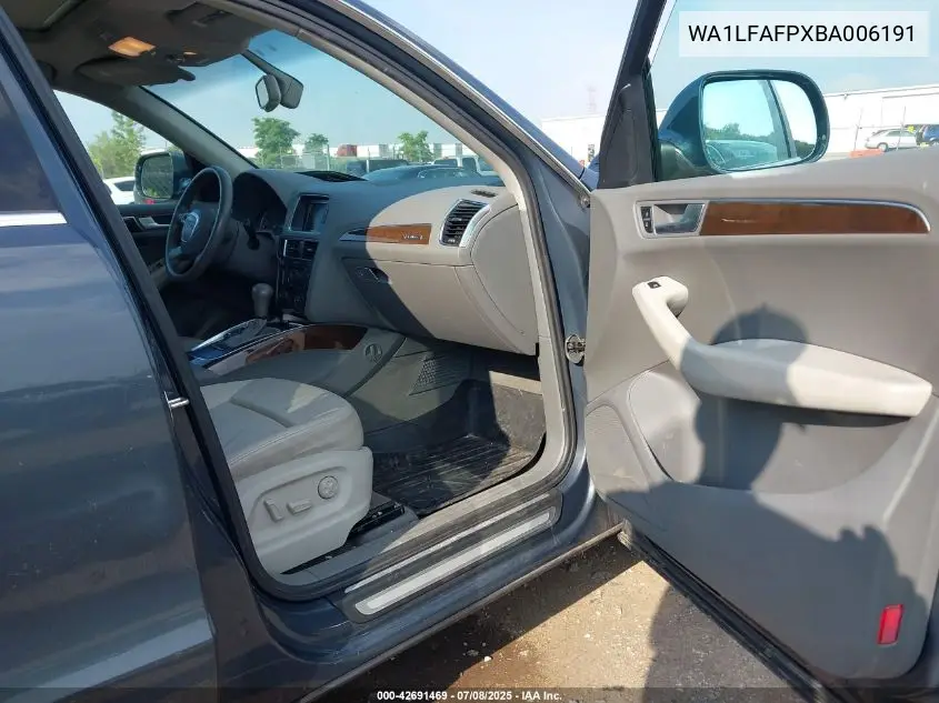 2011 Audi Q5 2.0T Premium VIN: WA1LFAFPXBA006191 Lot: 42691469