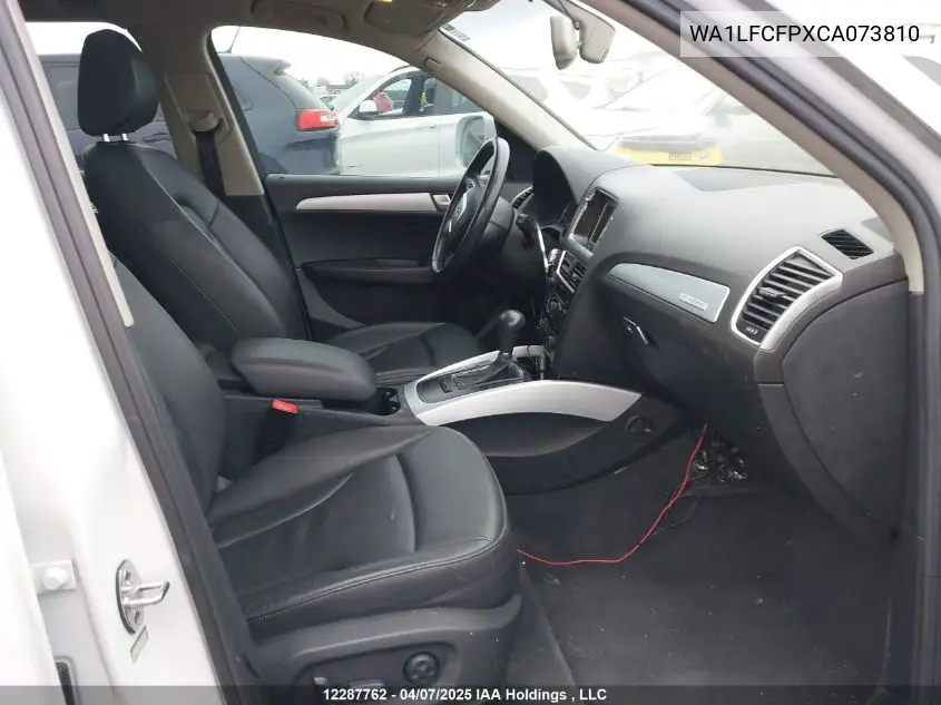 2012 Audi Q5 VIN: WA1LFCFPXCA073810 Lot: 12287762