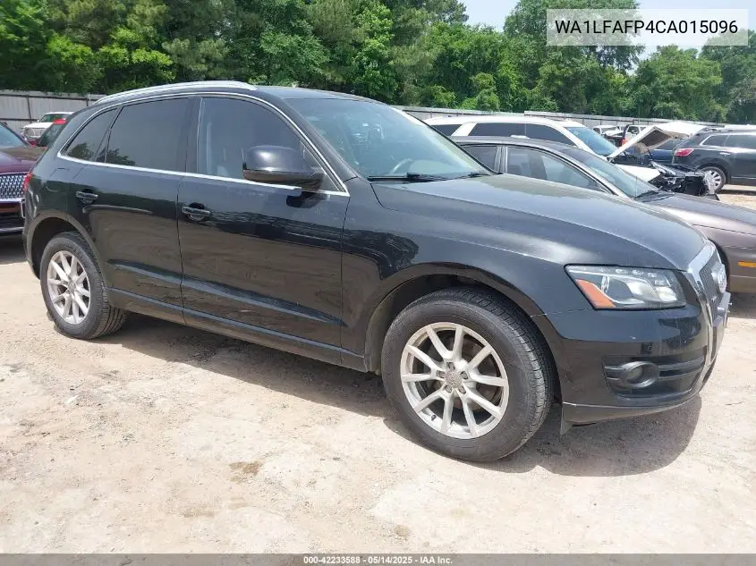 2012 Audi Q5 2.0T Premium VIN: WA1LFAFP4CA015096 Lot: 42233588