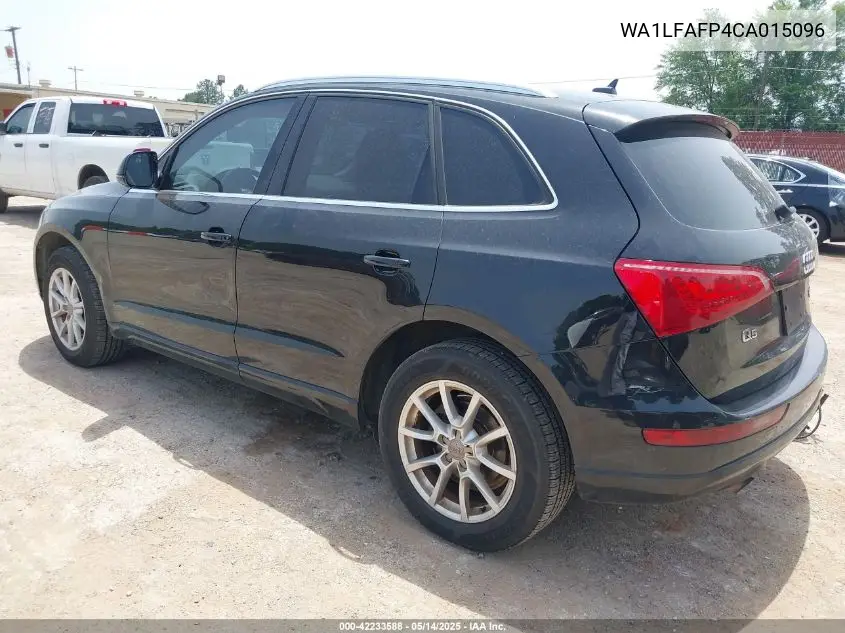 2012 Audi Q5 2.0T Premium VIN: WA1LFAFP4CA015096 Lot: 42233588