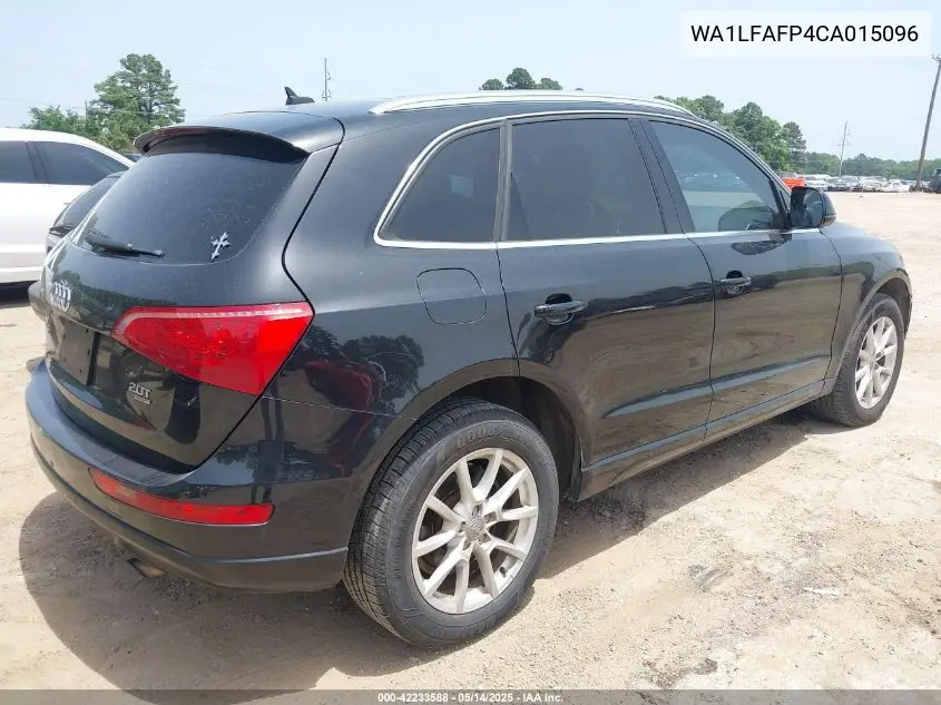 2012 Audi Q5 2.0T Premium VIN: WA1LFAFP4CA015096 Lot: 42233588