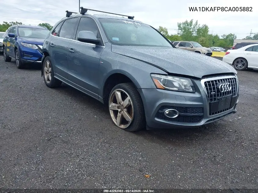2012 Audi Q5 3.2 Premium Plus VIN: WA1DKAFP8CA005882 Lot: 42262383