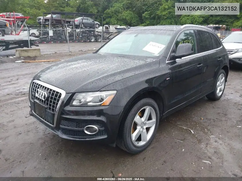 2012 Audi Q5 3.2 Premium Plus VIN: WA1DKAFP3CA132152 Lot: 42603263