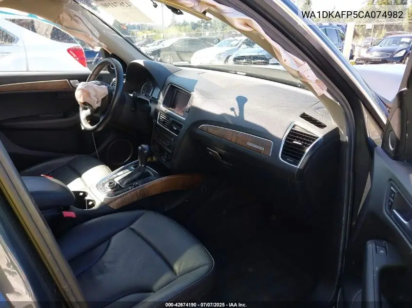 2012 Audi Q5 3.2 Premium Plus VIN: WA1DKAFP5CA074982 Lot: 42674190