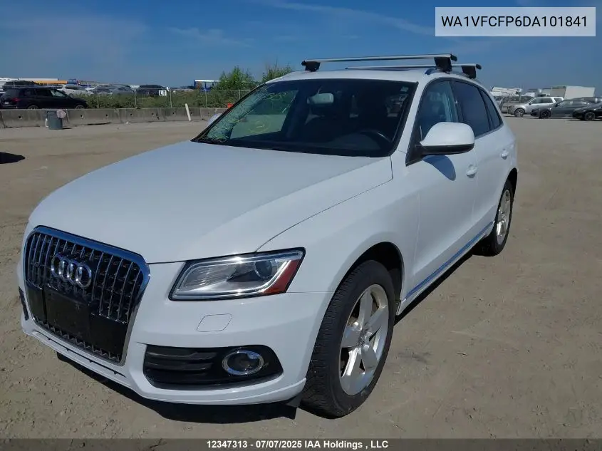 2013 Audi Q5 Premium Plus VIN: WA1VFCFP6DA101841 Lot: 12347313