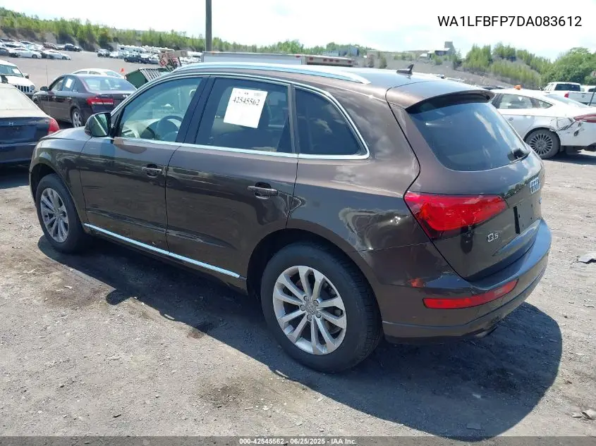2013 Audi Q5 2.0T Premium VIN: WA1LFBFP7DA083612 Lot: 42545562