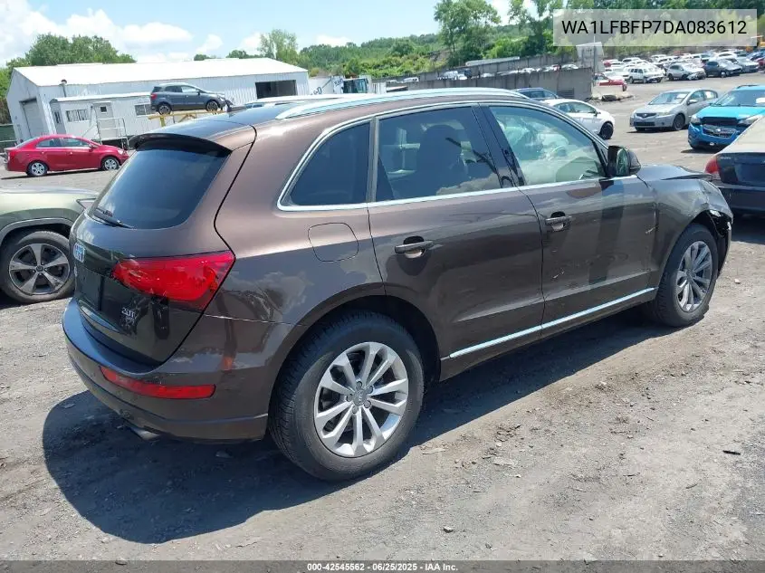 2013 Audi Q5 2.0T Premium VIN: WA1LFBFP7DA083612 Lot: 42545562