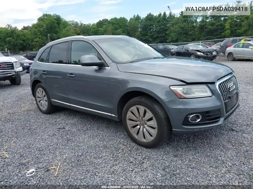 2013 Audi Q5 Hybrid 2.0T Prestige VIN: WA1C8AFP5DA039418 Lot: 42669660