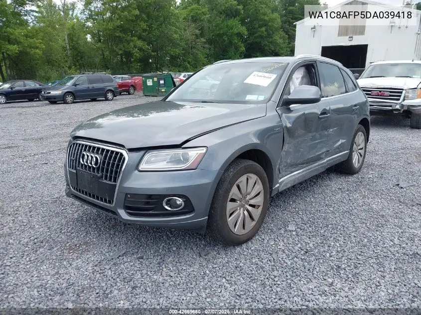 2013 Audi Q5 Hybrid 2.0T Prestige VIN: WA1C8AFP5DA039418 Lot: 42669660