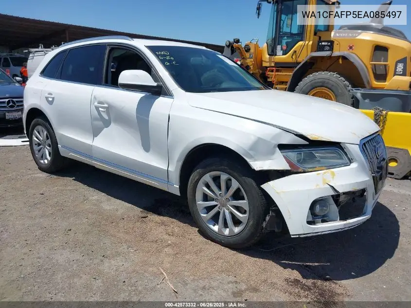 2014 Audi Q5 2.0T Premium VIN: WA1CFAFP5EA085497 Lot: 42573332