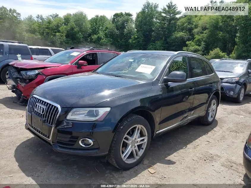 2014 Audi Q5 2.0T Premium VIN: WA1LFAFP4EA048912 Lot: 42601725
