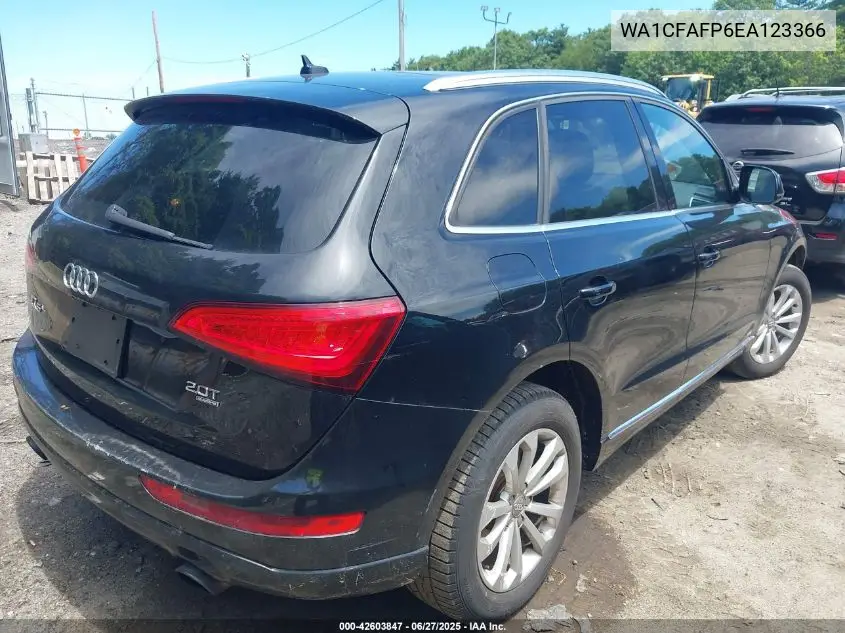 2014 Audi Q5 2.0T Premium VIN: WA1CFAFP6EA123366 Lot: 42603847