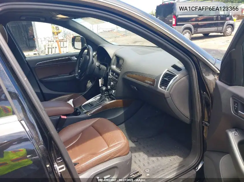 2014 Audi Q5 2.0T Premium VIN: WA1CFAFP6EA123366 Lot: 42603847