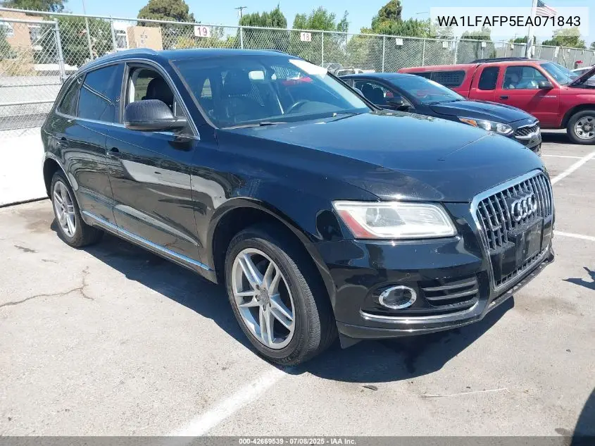 2014 Audi Q5 2.0T Premium VIN: WA1LFAFP5EA071843 Lot: 42669539