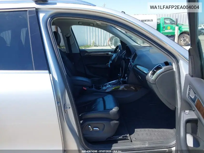 2014 Audi Q5 2.0T Premium VIN: WA1LFAFP2EA004004 Lot: 42674248