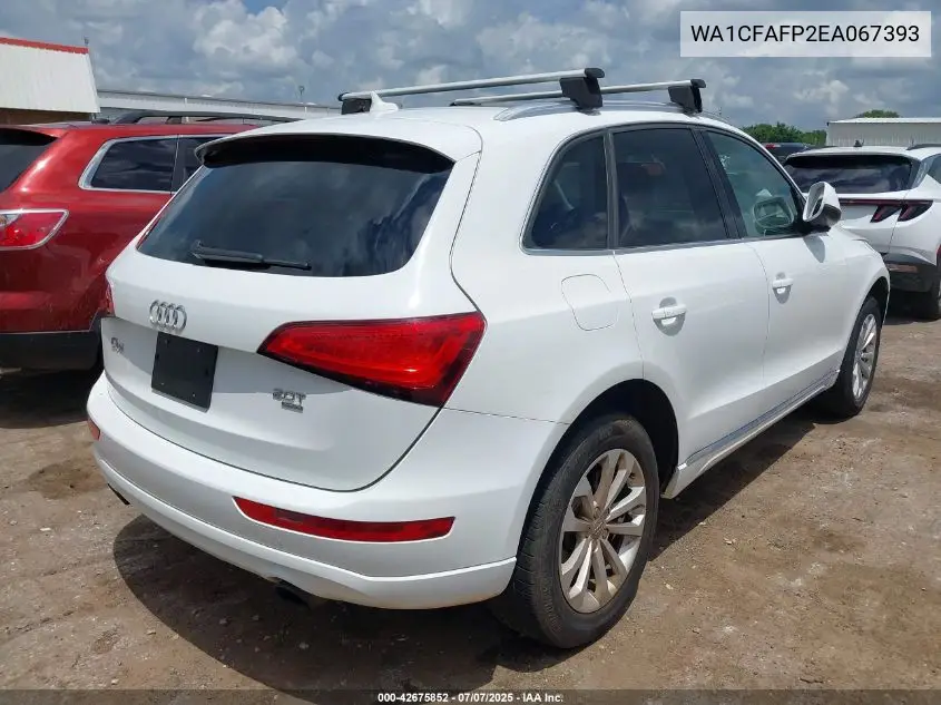 2014 Audi Q5 2.0T Premium VIN: WA1CFAFP2EA067393 Lot: 42675852