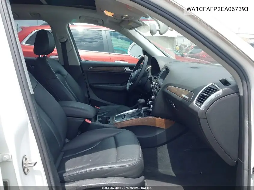 2014 Audi Q5 2.0T Premium VIN: WA1CFAFP2EA067393 Lot: 42675852