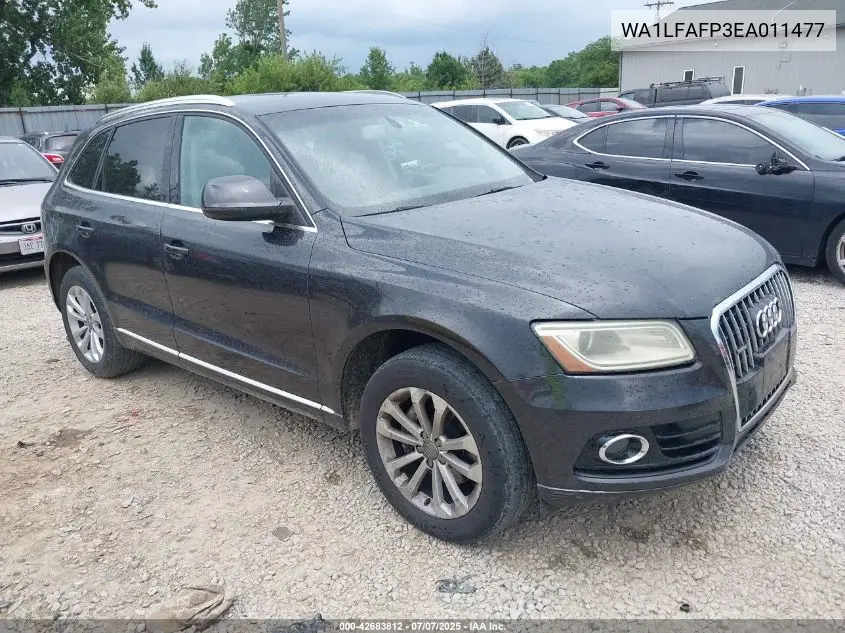 2014 Audi Q5 2.0T Premium VIN: WA1LFAFP3EA011477 Lot: 42683812