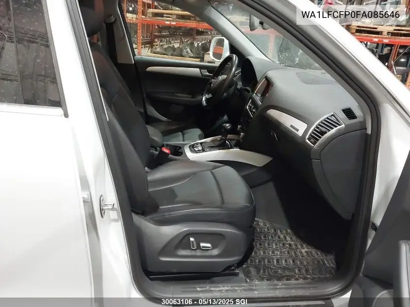 2015 Audi Q5 Premium Plus VIN: WA1LFCFP0FA085646 Lot: 30063106