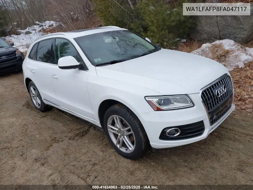2015 Audi Q5 2.0T Premium VIN: WA1LFAFP8FA047117 Lot: 41634963
