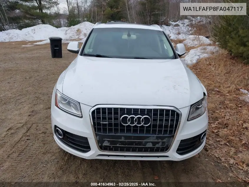 2015 Audi Q5 2.0T Premium VIN: WA1LFAFP8FA047117 Lot: 41634963