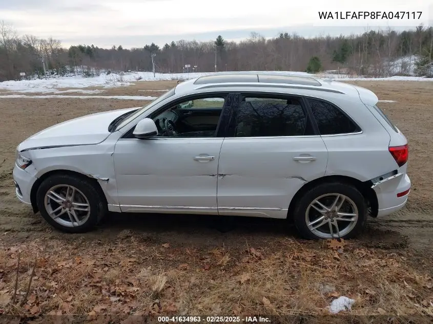 2015 Audi Q5 2.0T Premium VIN: WA1LFAFP8FA047117 Lot: 41634963