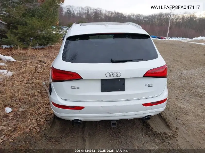 2015 Audi Q5 2.0T Premium VIN: WA1LFAFP8FA047117 Lot: 41634963