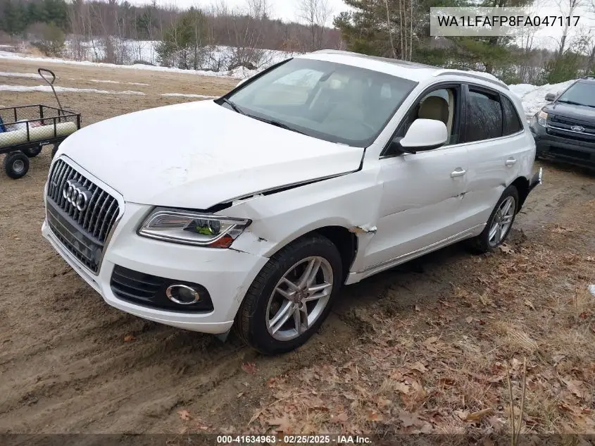 2015 Audi Q5 2.0T Premium VIN: WA1LFAFP8FA047117 Lot: 41634963