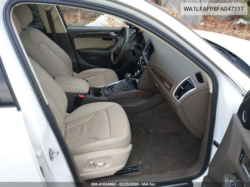 2015 Audi Q5 2.0T Premium VIN: WA1LFAFP8FA047117 Lot: 41634963