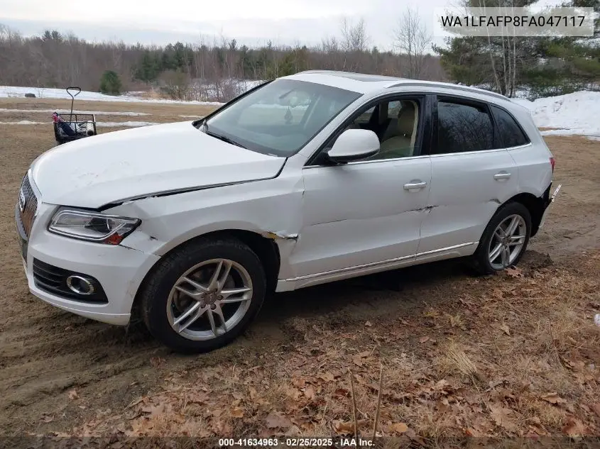 2015 Audi Q5 2.0T Premium VIN: WA1LFAFP8FA047117 Lot: 41634963