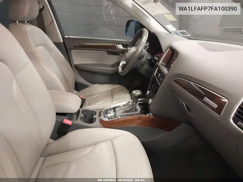 2015 Audi Q5 2.0T Premium VIN: WA1LFAFP7FA100390 Lot: 42594842