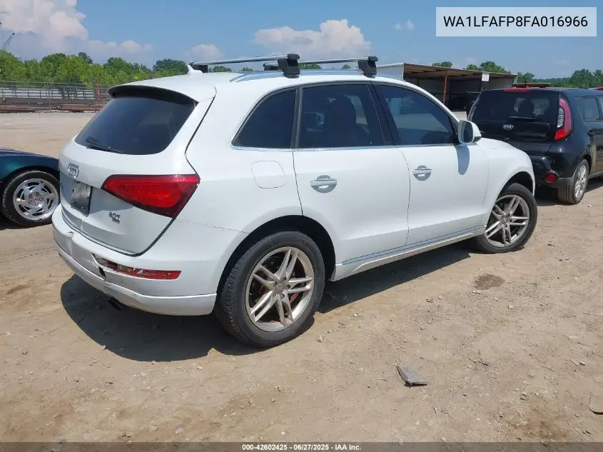 2015 Audi Q5 2.0T Premium VIN: WA1LFAFP8FA016966 Lot: 42602425