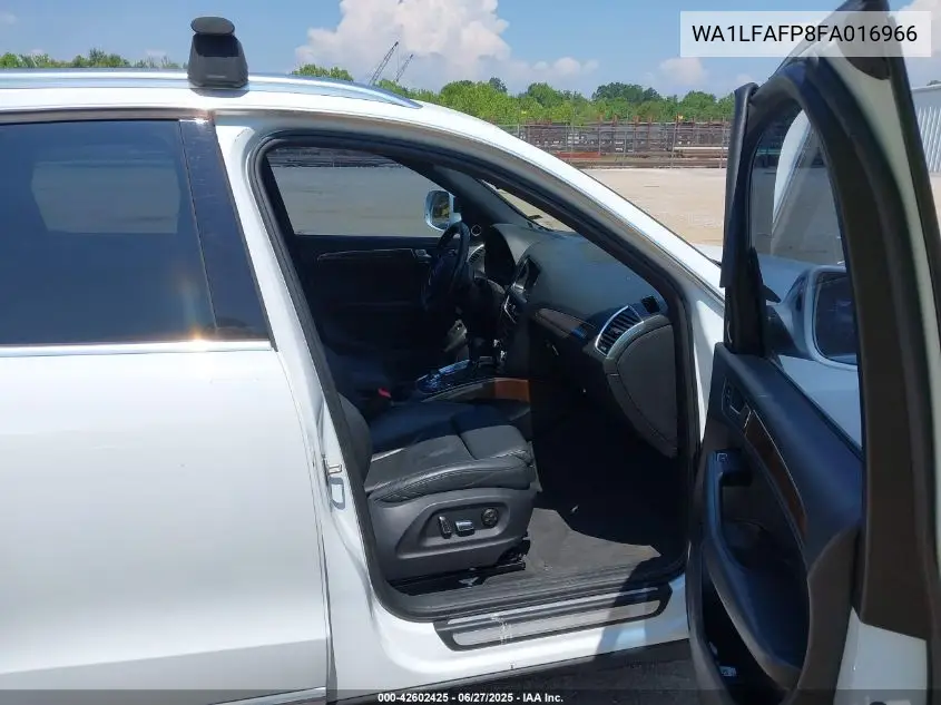 2015 Audi Q5 2.0T Premium VIN: WA1LFAFP8FA016966 Lot: 42602425