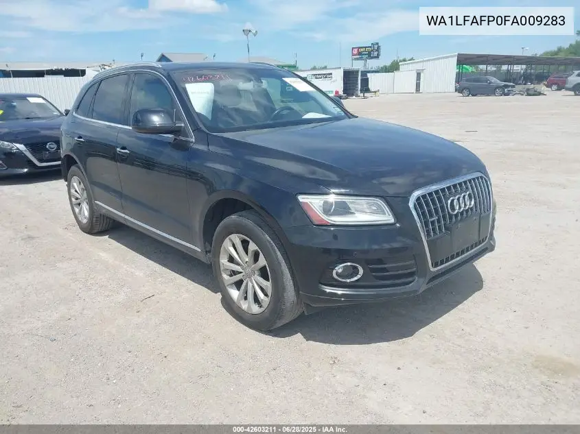 2015 Audi Q5 2.0T Premium VIN: WA1LFAFP0FA009283 Lot: 42603211