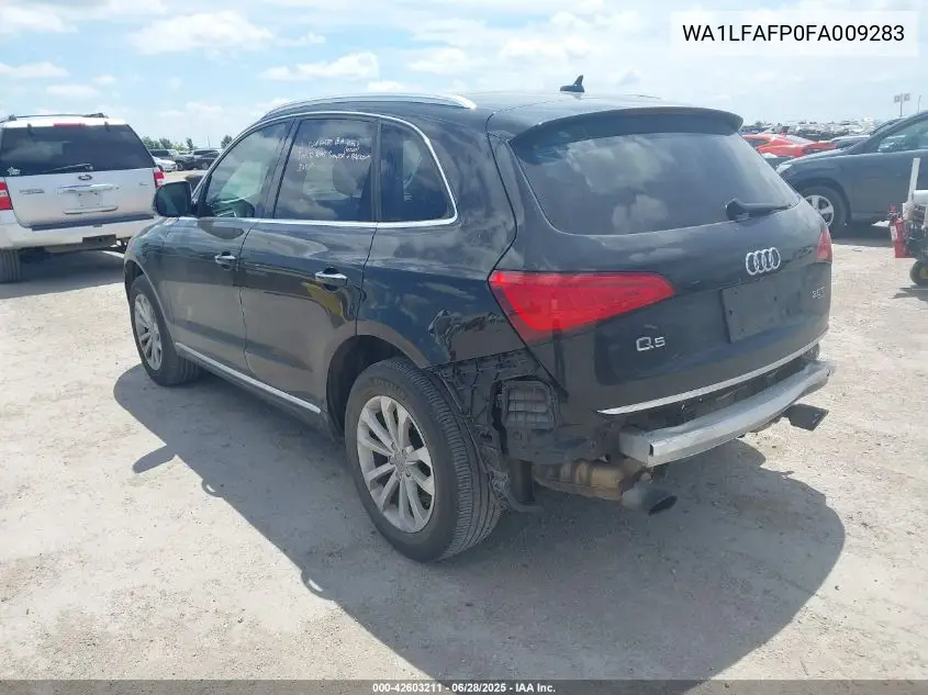 2015 Audi Q5 2.0T Premium VIN: WA1LFAFP0FA009283 Lot: 42603211