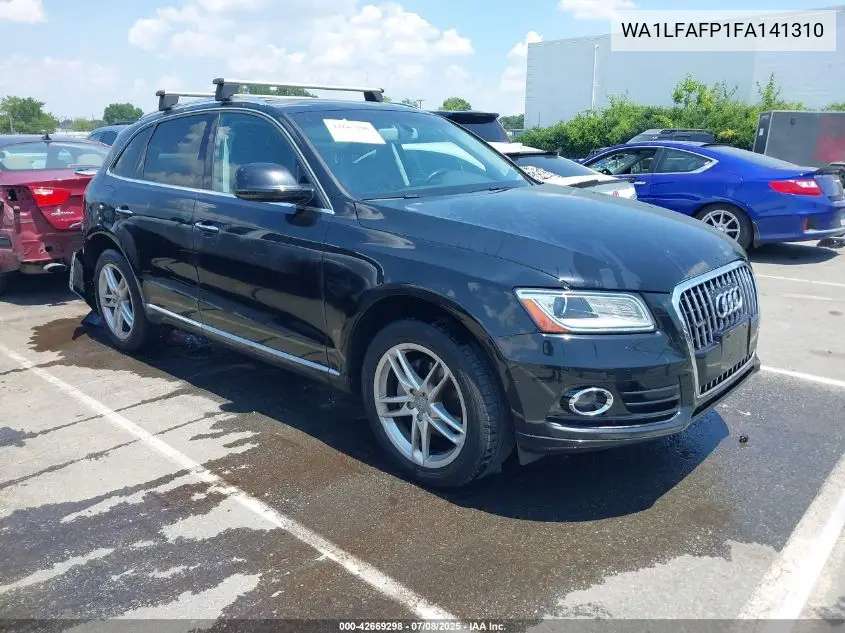2015 Audi Q5 2.0T Premium VIN: WA1LFAFP1FA141310 Lot: 42669298