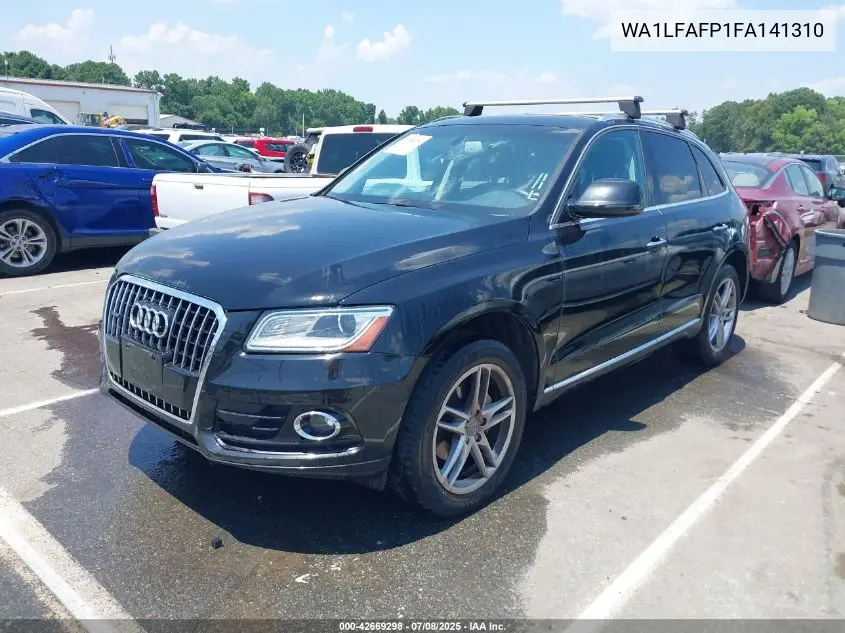 2015 Audi Q5 2.0T Premium VIN: WA1LFAFP1FA141310 Lot: 42669298