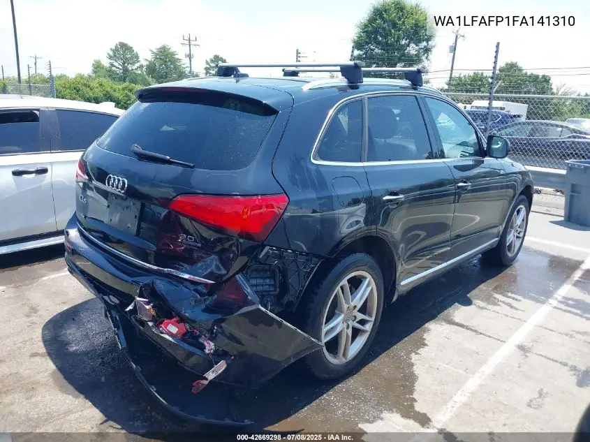 2015 Audi Q5 2.0T Premium VIN: WA1LFAFP1FA141310 Lot: 42669298