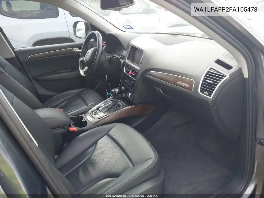 wa1lfafp2fa105478 WA1LFAFP2FA105478 2015 Audi Q5 2.0T Premium