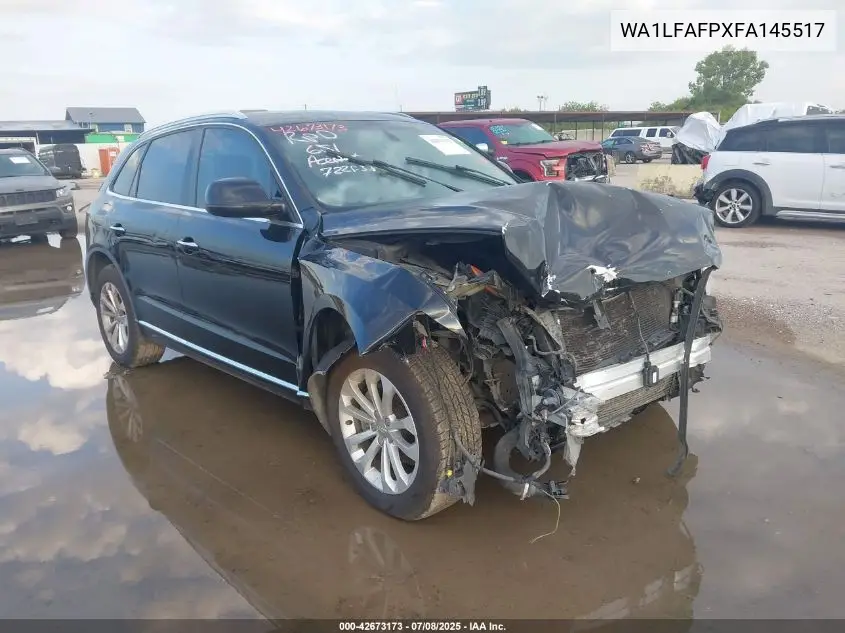 2015 Audi Q5 2.0T Premium VIN: WA1LFAFPXFA145517 Lot: 42673173