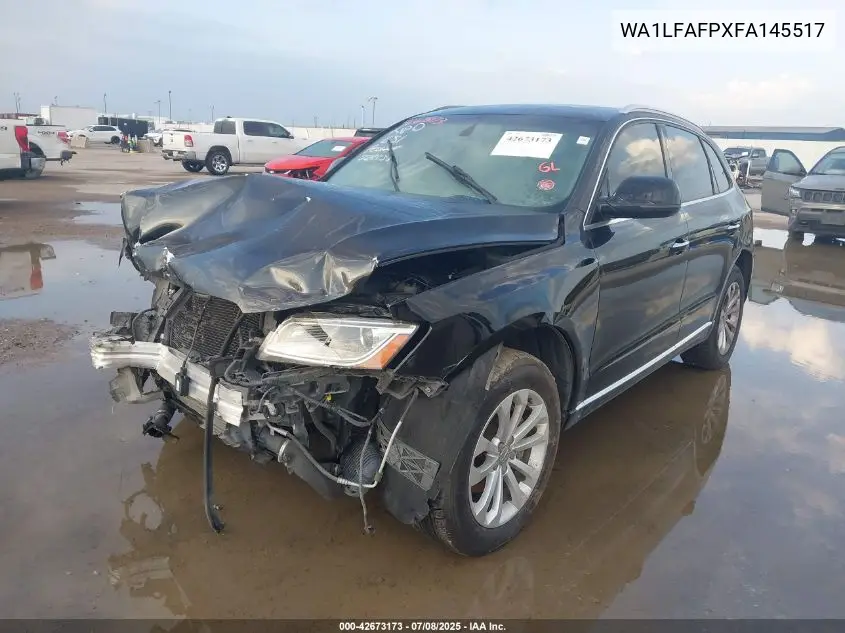 2015 Audi Q5 2.0T Premium VIN: WA1LFAFPXFA145517 Lot: 42673173