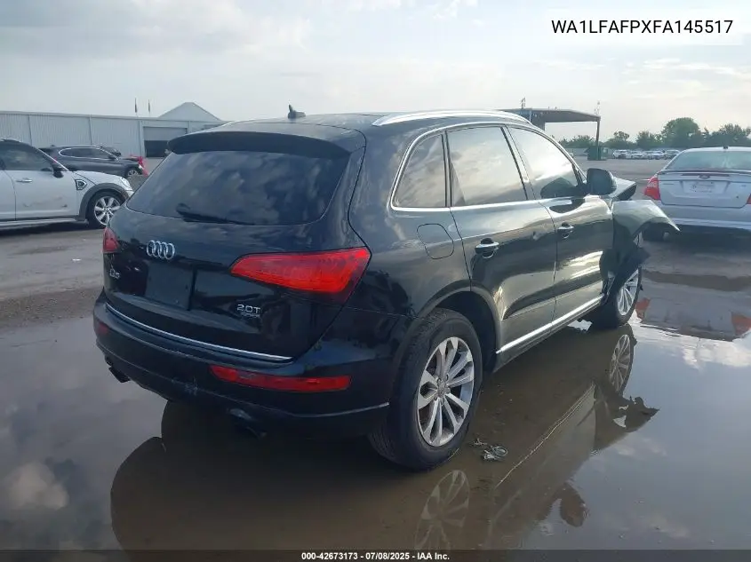 2015 Audi Q5 2.0T Premium VIN: WA1LFAFPXFA145517 Lot: 42673173