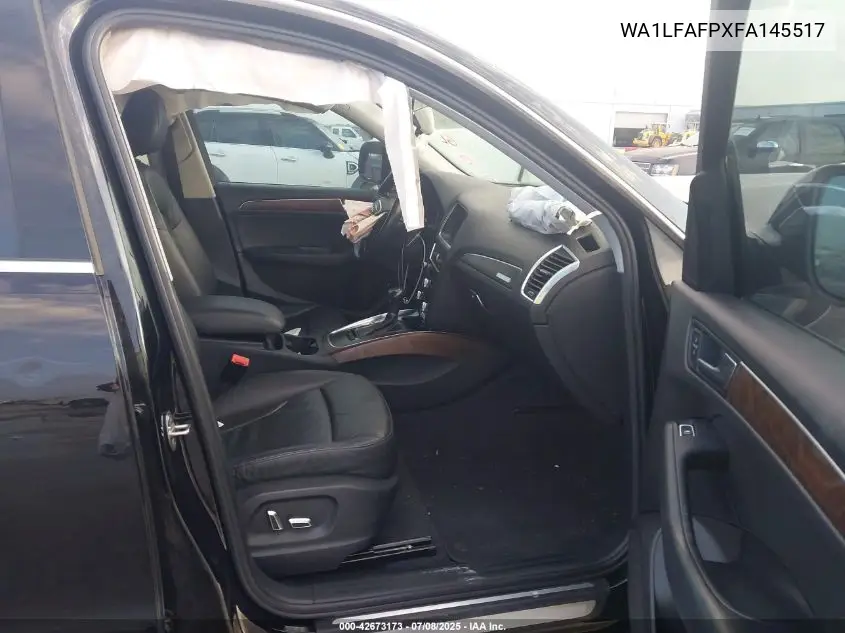 2015 Audi Q5 2.0T Premium VIN: WA1LFAFPXFA145517 Lot: 42673173