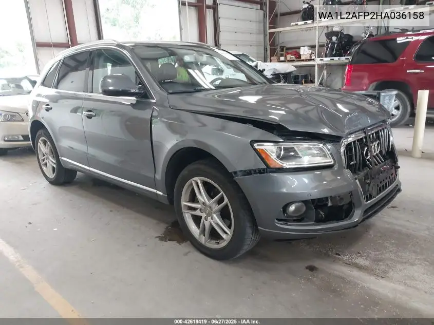 2017 Audi Q5 2.0T Premium VIN: WA1L2AFP2HA036158 Lot: 42619419