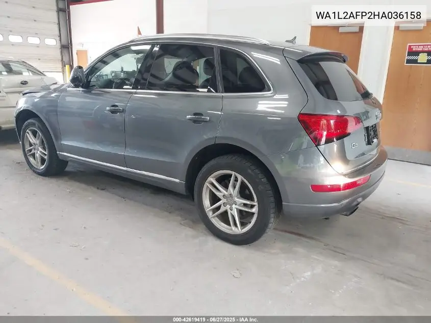 2017 Audi Q5 2.0T Premium VIN: WA1L2AFP2HA036158 Lot: 42619419
