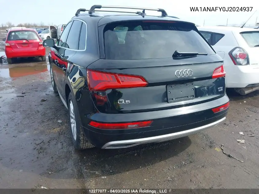 2018 Audi Q5 VIN: WA1ANAFY0J2024937 Lot: 12277077