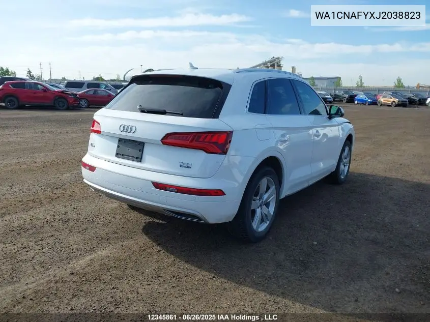 2018 Audi Q5 2.0T Technik VIN: WA1CNAFYXJ2038823 Lot: 12345861